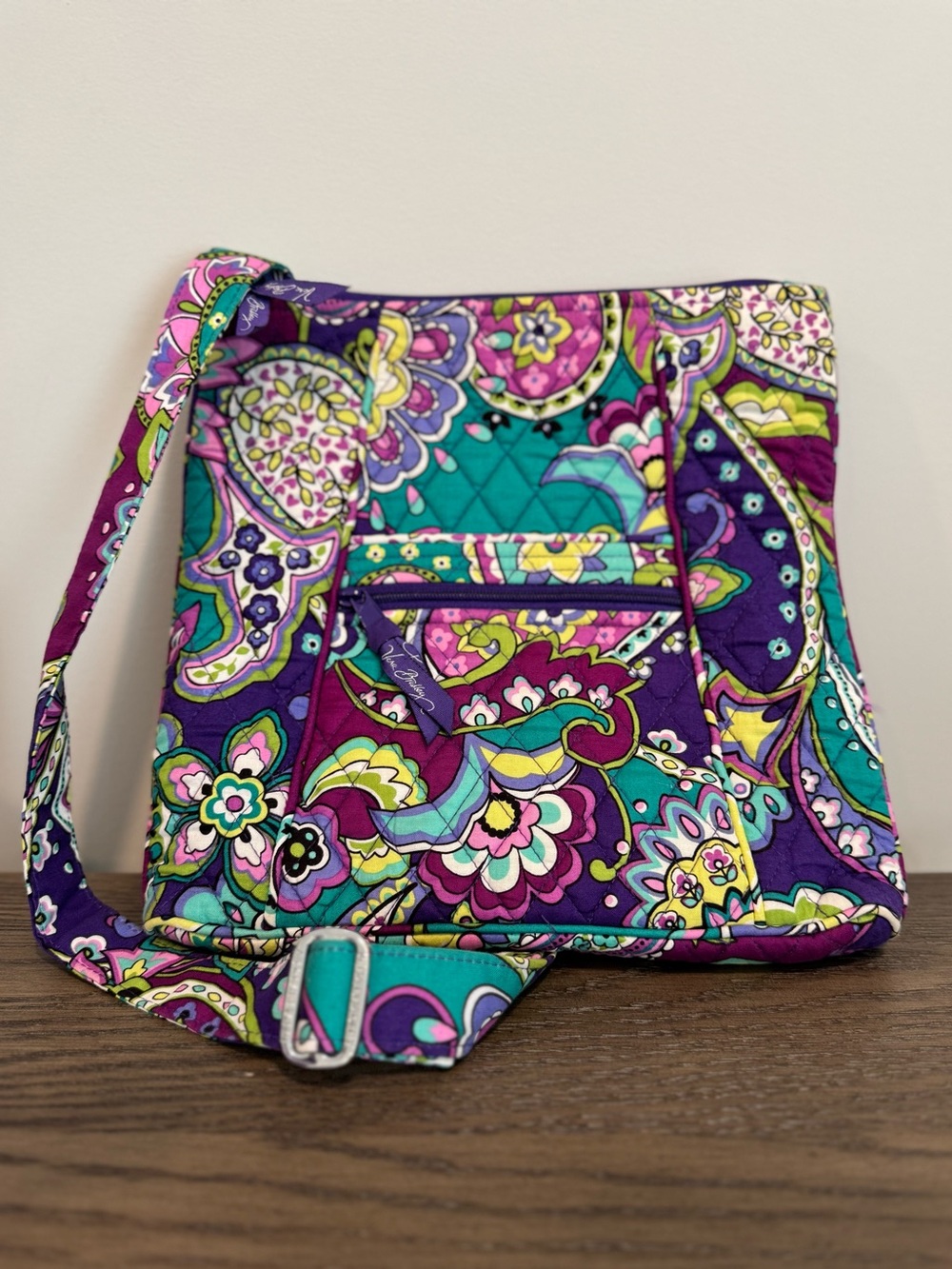 Retired Vera Bradley Crossbody Hipster Bag | “Heather” Paisley EUC